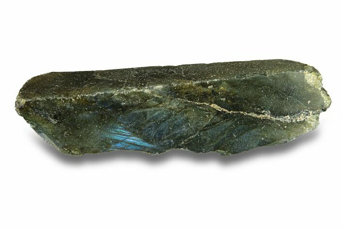 Single Side Polished Labradorite Slab - Madagascar #278222